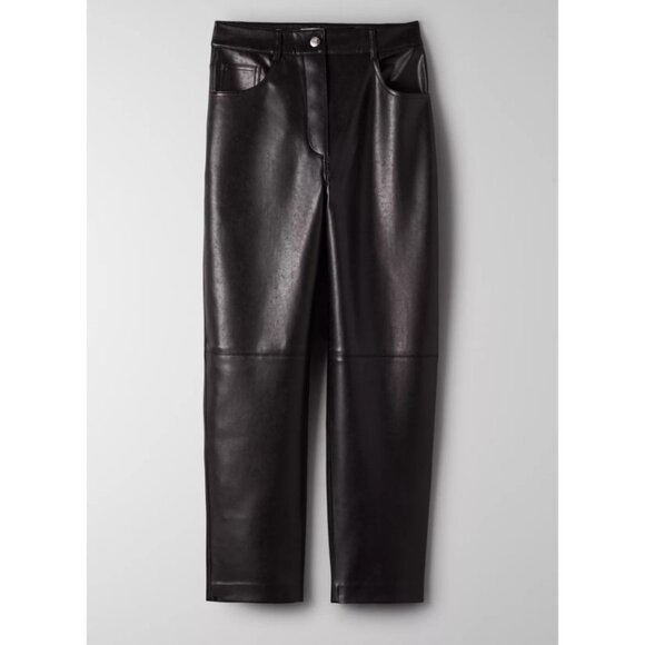 Aritzia Wilfred Oracle Pant Vegan leather balloon-leg pants Size 2 - Picture 4 of 13